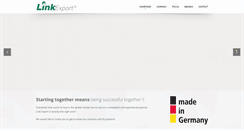 Desktop Screenshot of link-export.de